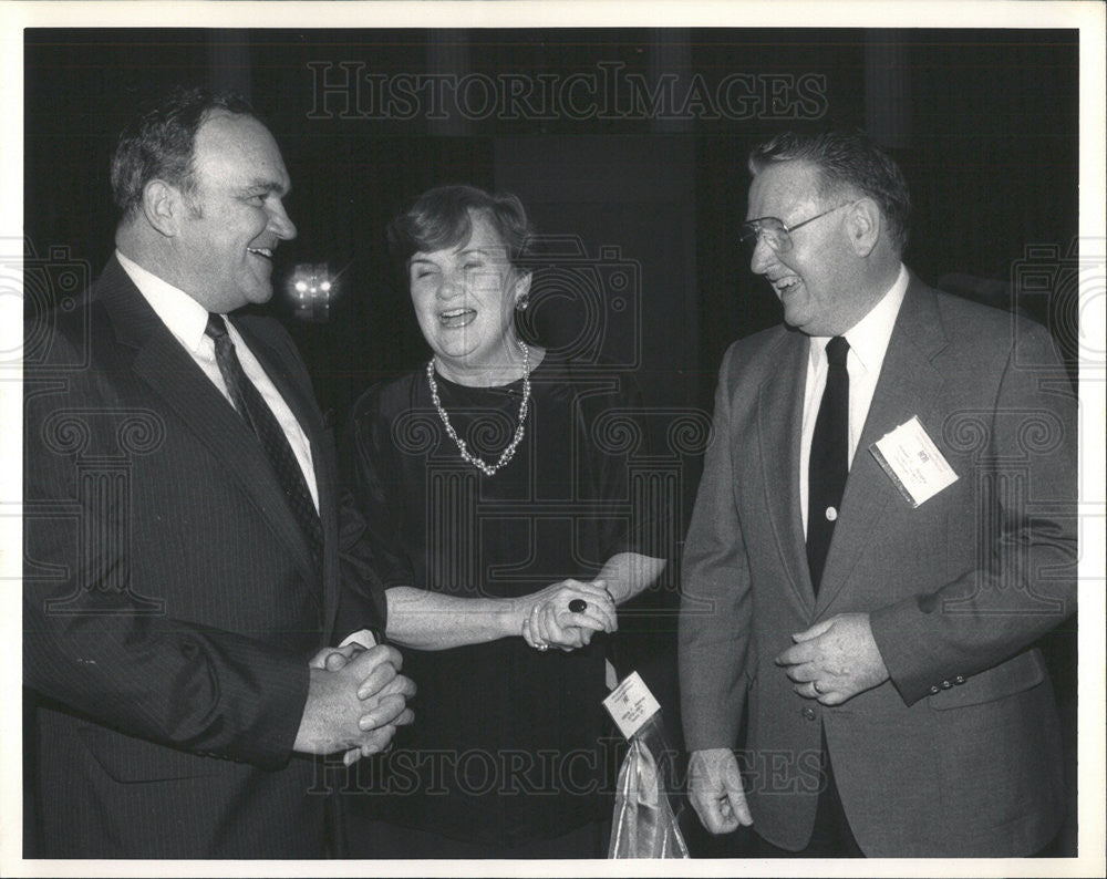 1987 Press Photo Jack Nettis Director of Personnel Labor Relations Sun-Times - Historic Images