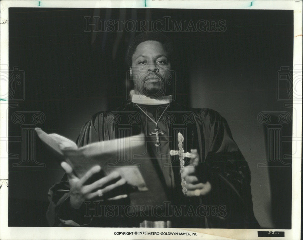 1973 Press Photo Actor Roger E. Moseley - Historic Images