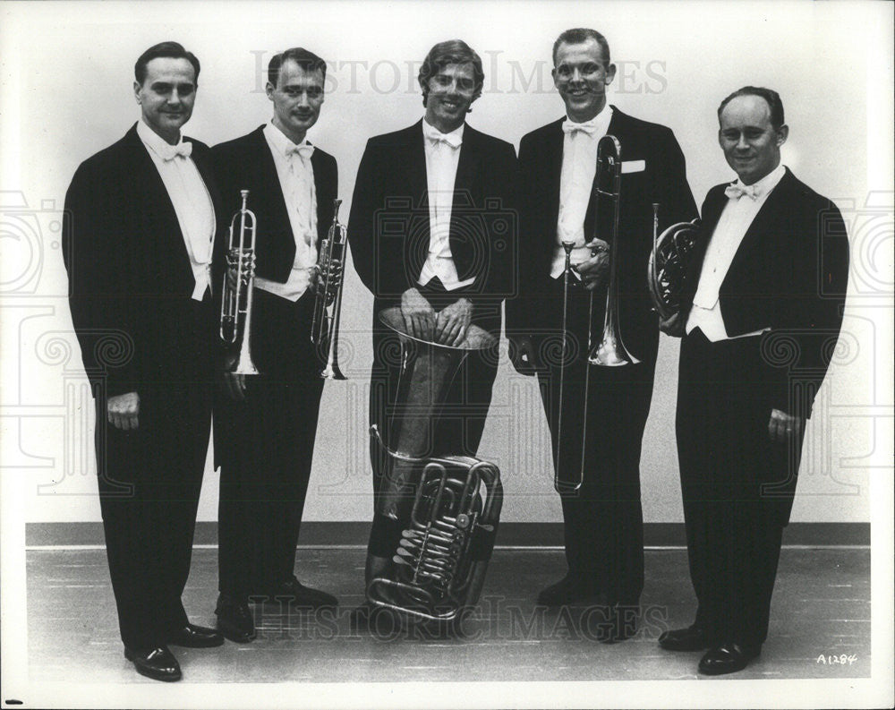 1973 Press Photo New York Brass Quartet - Historic Images