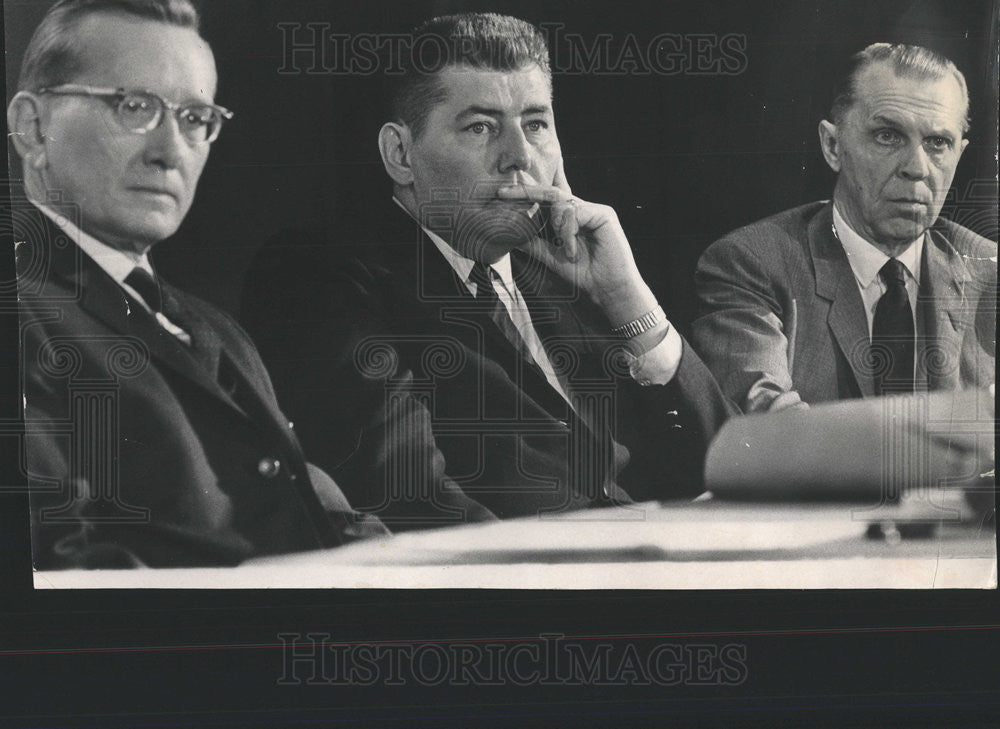 1967 Press Photo Virgil Peterson executive director Chicago Crime Commission - Historic Images