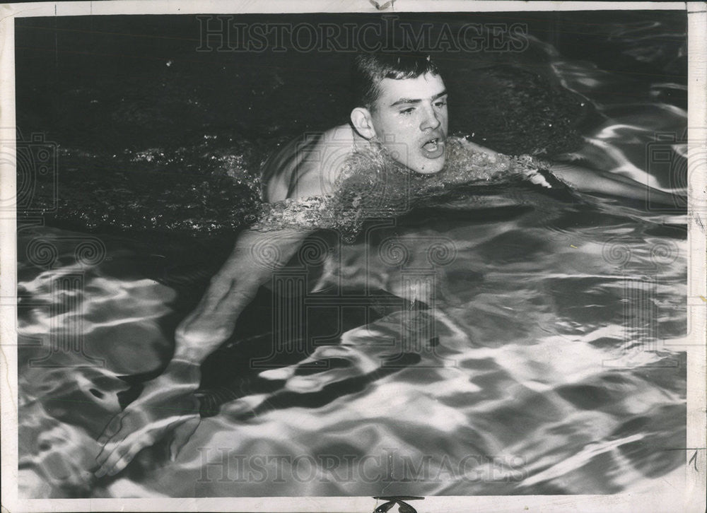 1962 Press Photo Hinsdale Ill. swimmer Ralph Arvidson - Historic Images