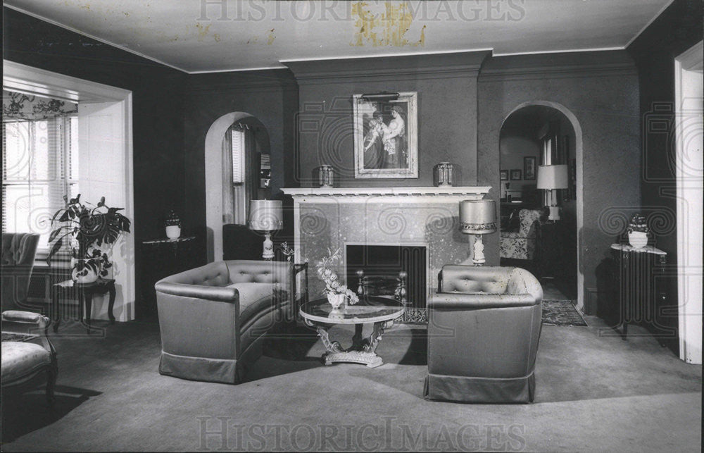 1959 Press Photo interior design - Historic Images