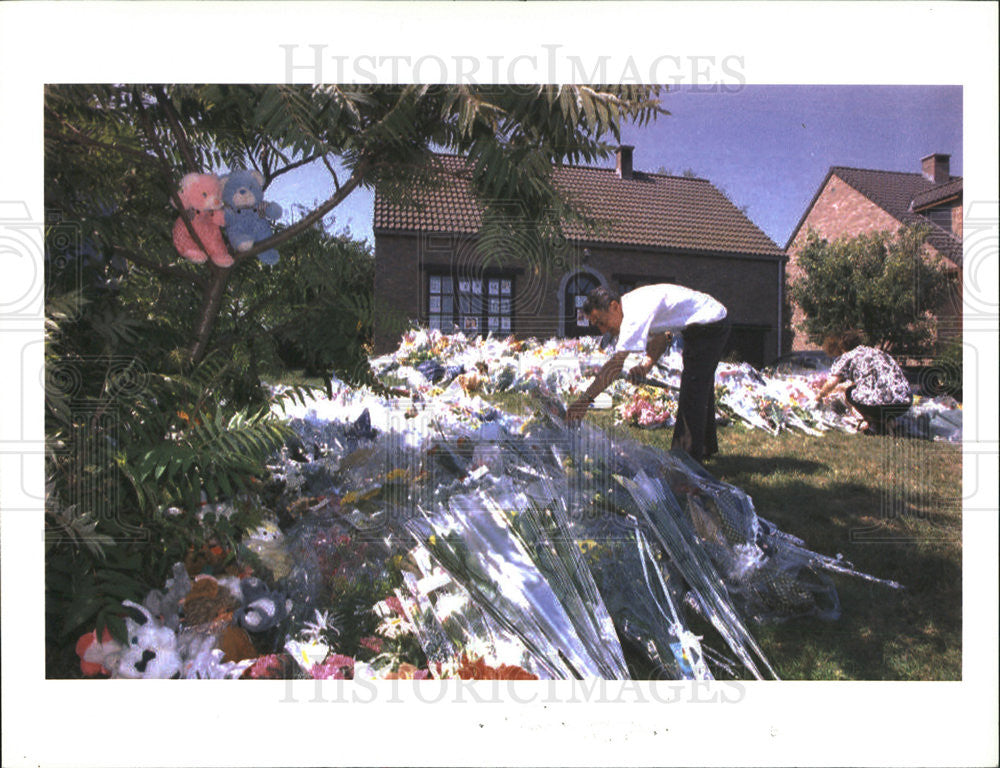 1996 Press Photo Melissa Russo&#39;s home in Belgium.Slain by sex offender - Historic Images