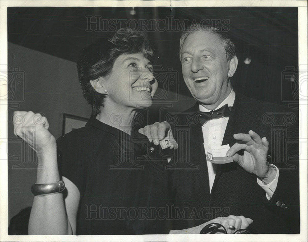 1967 Press Photo Mrs David Ruttenberg Awards Women Contributions Campaign - Historic Images