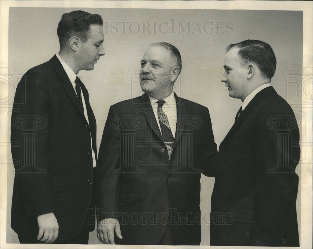 1965 Press Photo Stephen Koplon,Vincent Russo,John Crowley,prosecutors - Historic Images