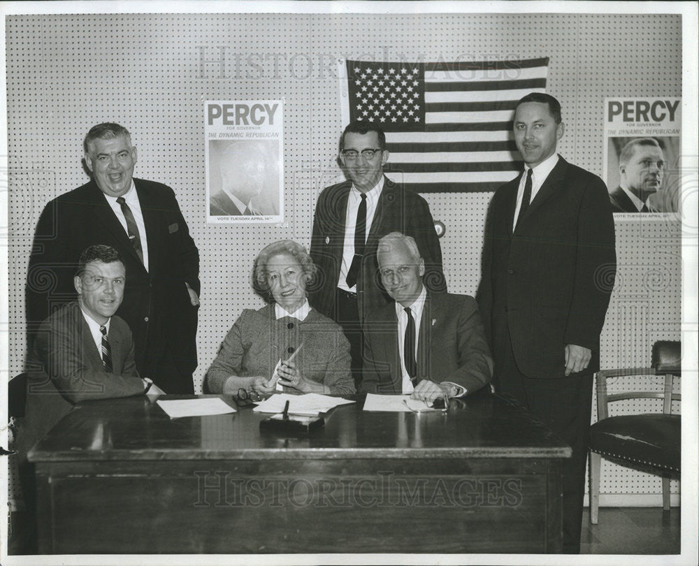 1964 Press Photo Republic Candidate For Governor Charles Percy - Historic Images