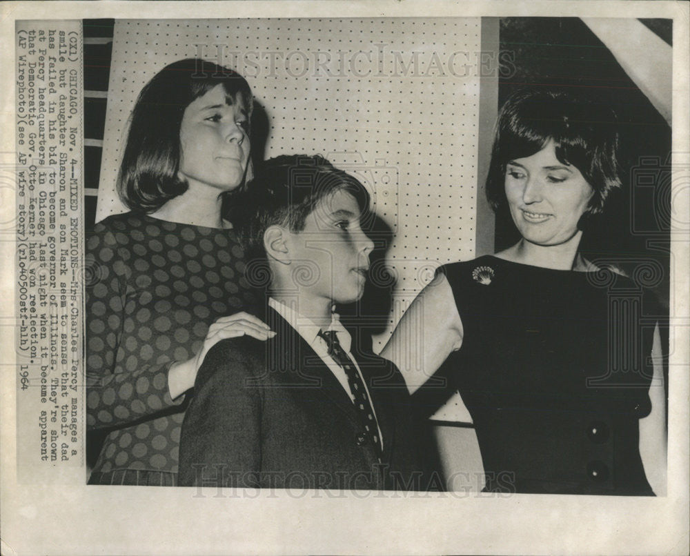 1964 Press Photo Mrs. Charles Percy Wife US Republican Senator - Historic Images