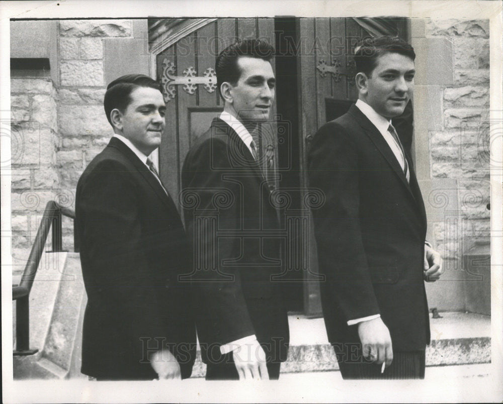 1961 Press Photo Bridegroom Michatel Palerno - Historic Images