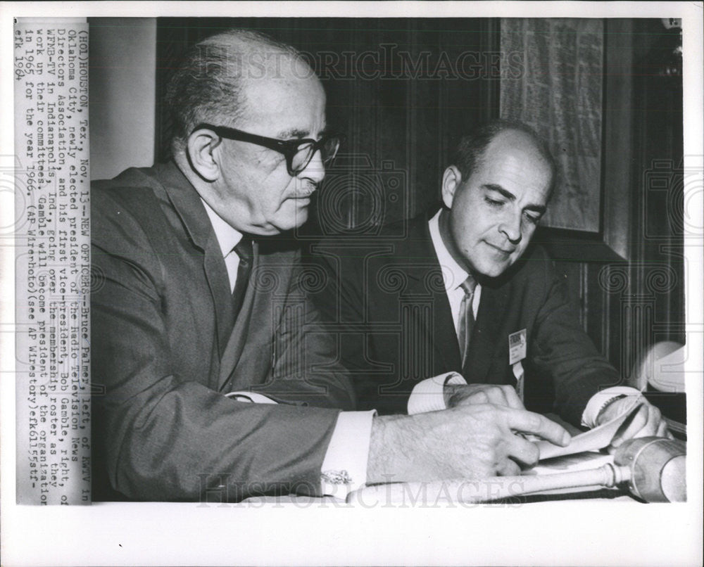 1964 Press Photo Bruce Palmer KWTV Oklahoma City TV Radio News Directors Assn. - Historic Images