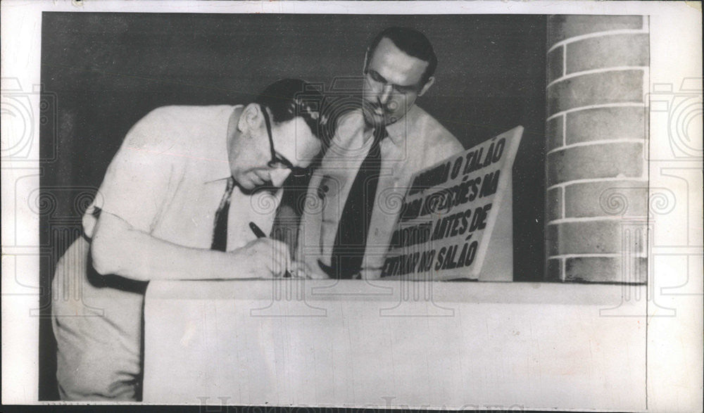 1955 Press Photo Argentina Politician President Juan D. Peron - Historic Images