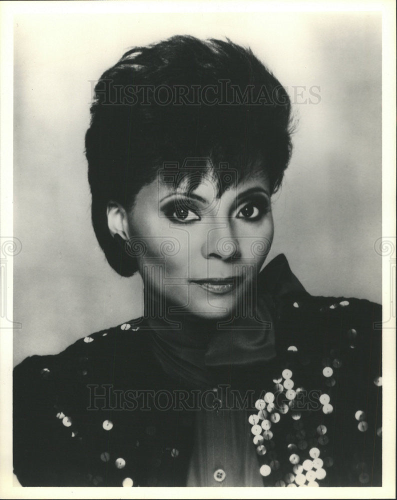 Press Photo Leslie Uggams American Film Television Actress Singer - Historic Images