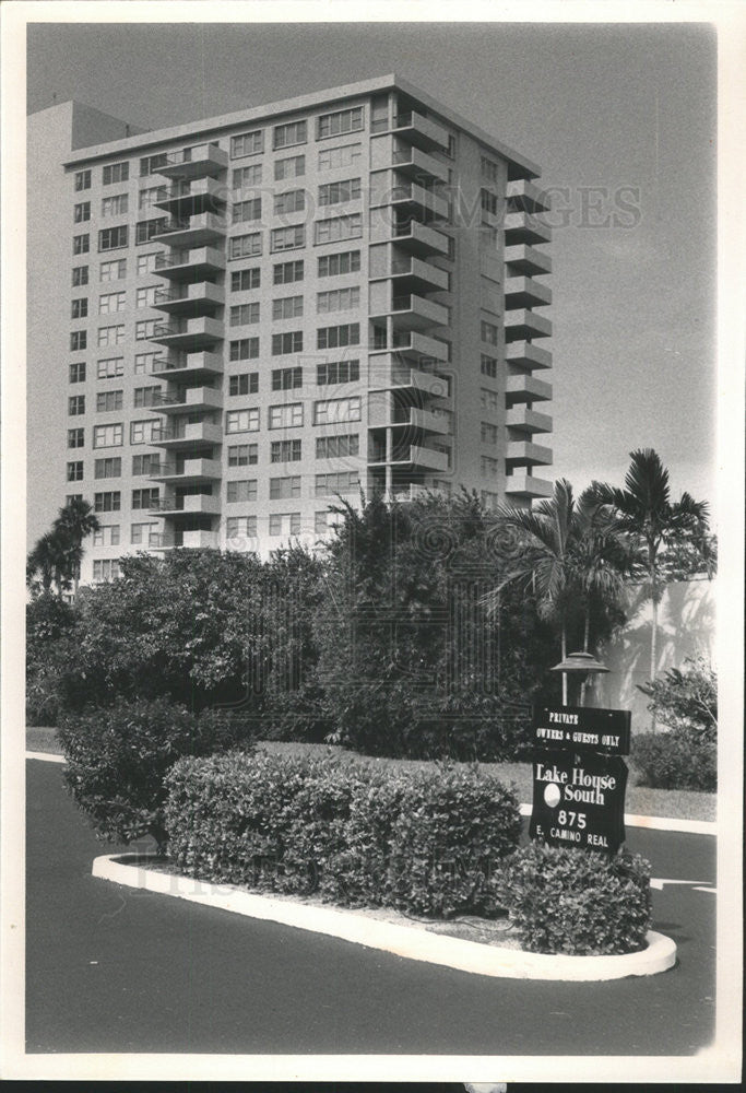 1981 Press Photo Actress Wilson Boca Raton Residence Exterior - Historic Images