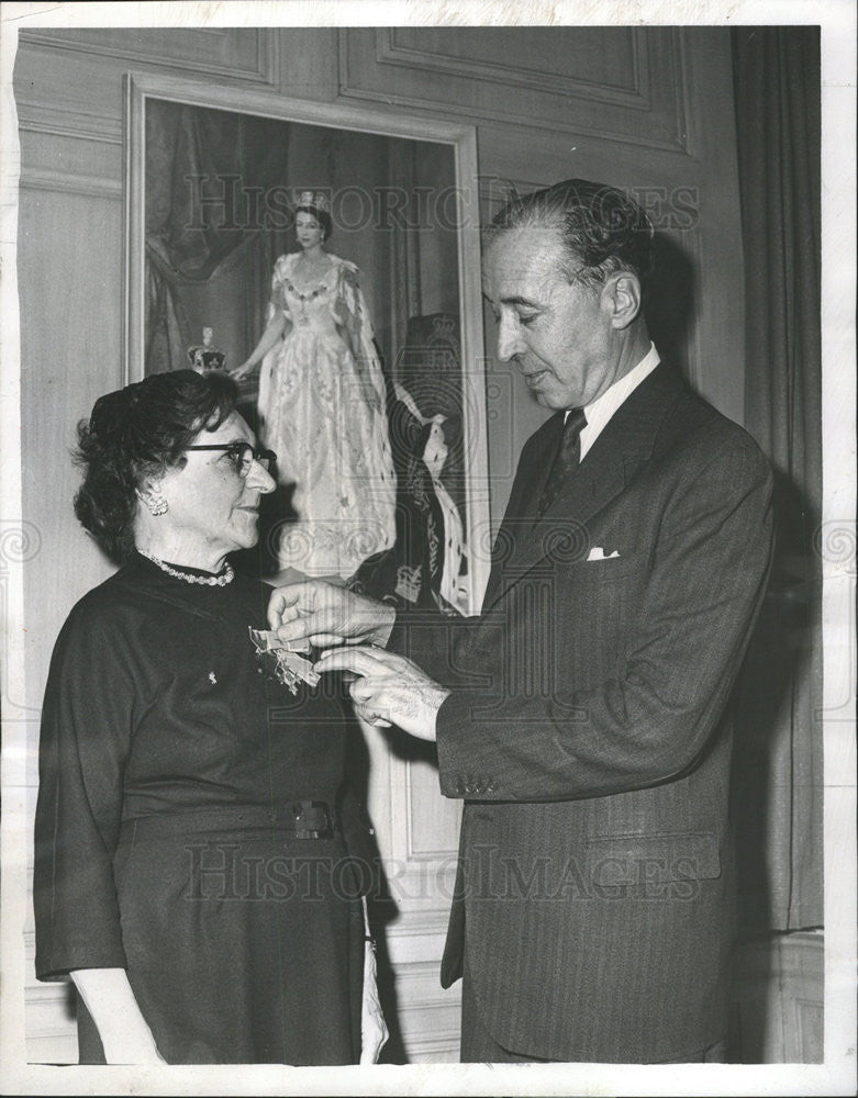 1959 Press Photo Jean Rea Chicago Illinois British Magazine Editor - Historic Images