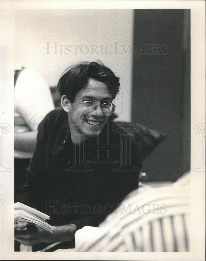 1985 Press Photo KEITH REDDIN AMERICAN ACTOR PLAYWRIGHT - Historic Images