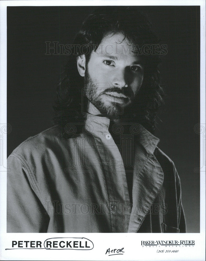 Press Photo Actor Peter Reckell - Historic Images