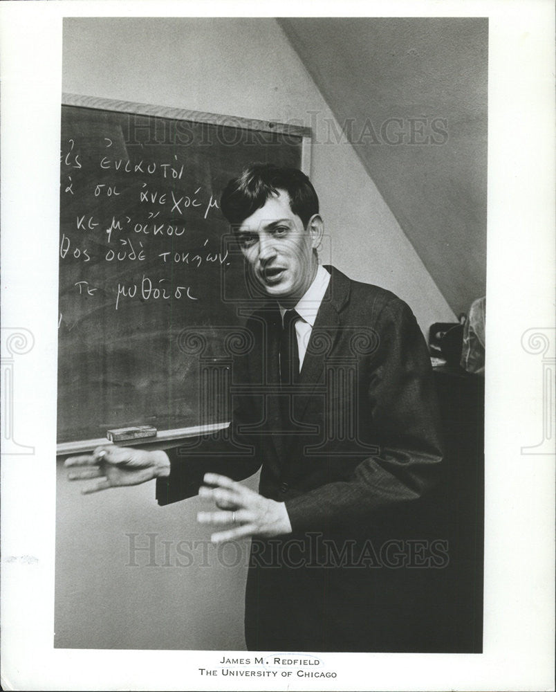 1965 Press Photo University Of Chicago Professor James Redfield - Historic Images