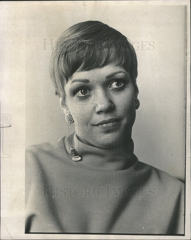 1968 Press Photo Maureen Reagan,singer - Historic Images