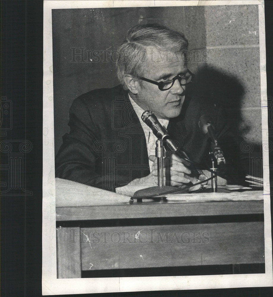 1973 Press Photo United States Chicago Illinois Politician Leland Rayson - Historic Images