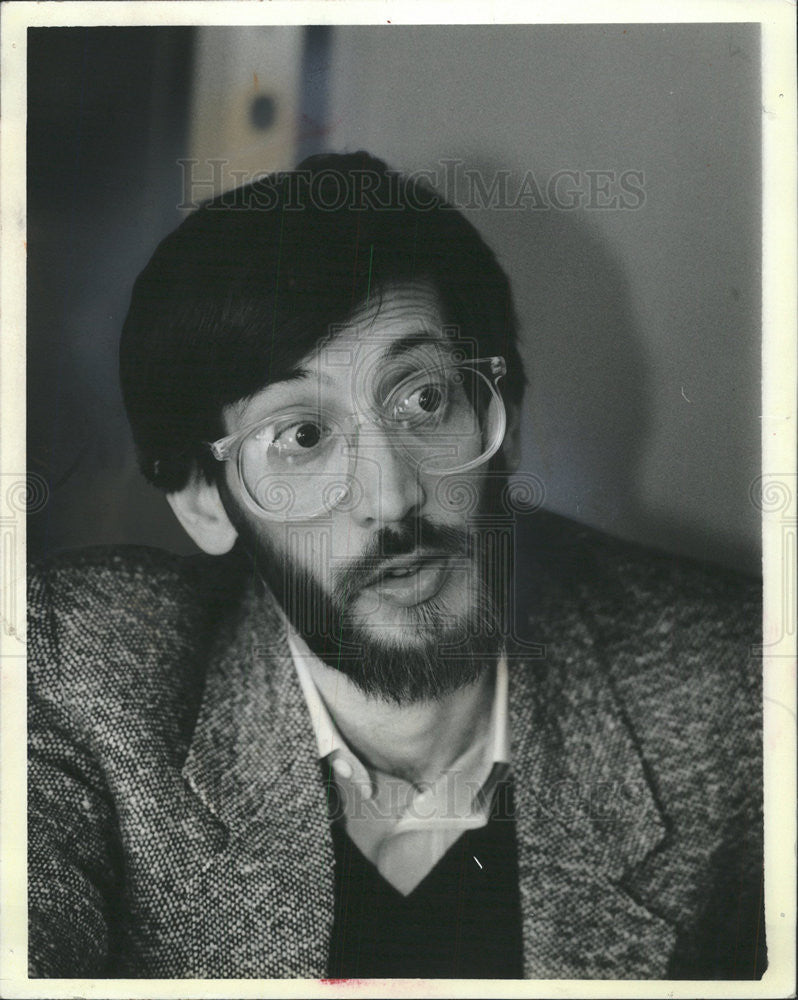 1986 Press Photo Playwright Martin Jones - Historic Images