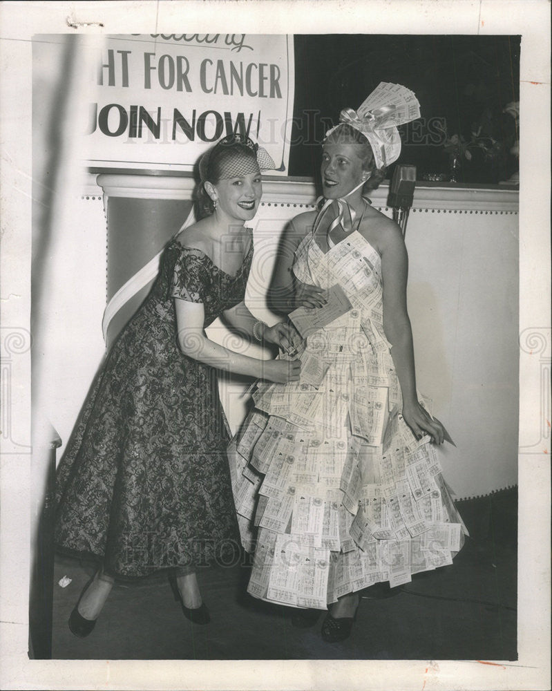 1951 Press Photo Mrs. Marvin Mann  Mrs. Herbert S. Chelly - Historic Images