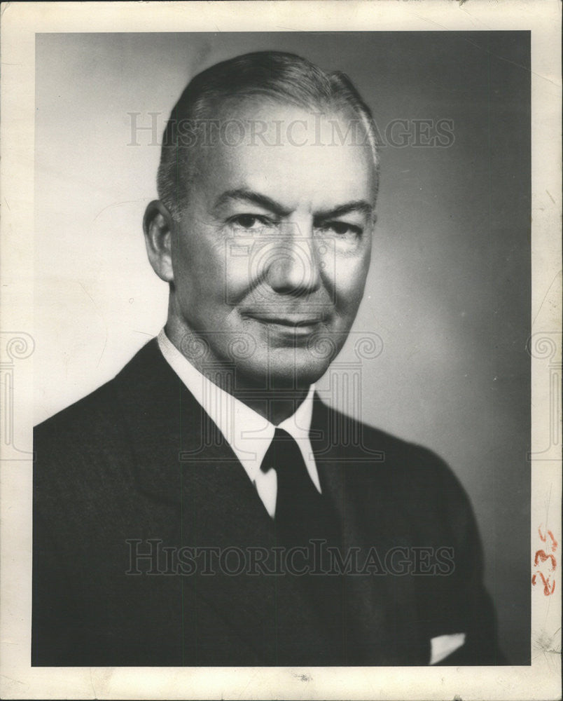 1954 Press Photo Endicott R Lovell Calumet &amp; Helca Inc President - Historic Images