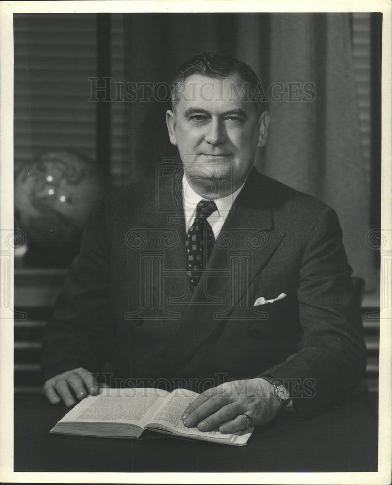 1945 Press Photo Brigadein General Thomas Wilson US Armed Forces Transport Chief - Historic Images