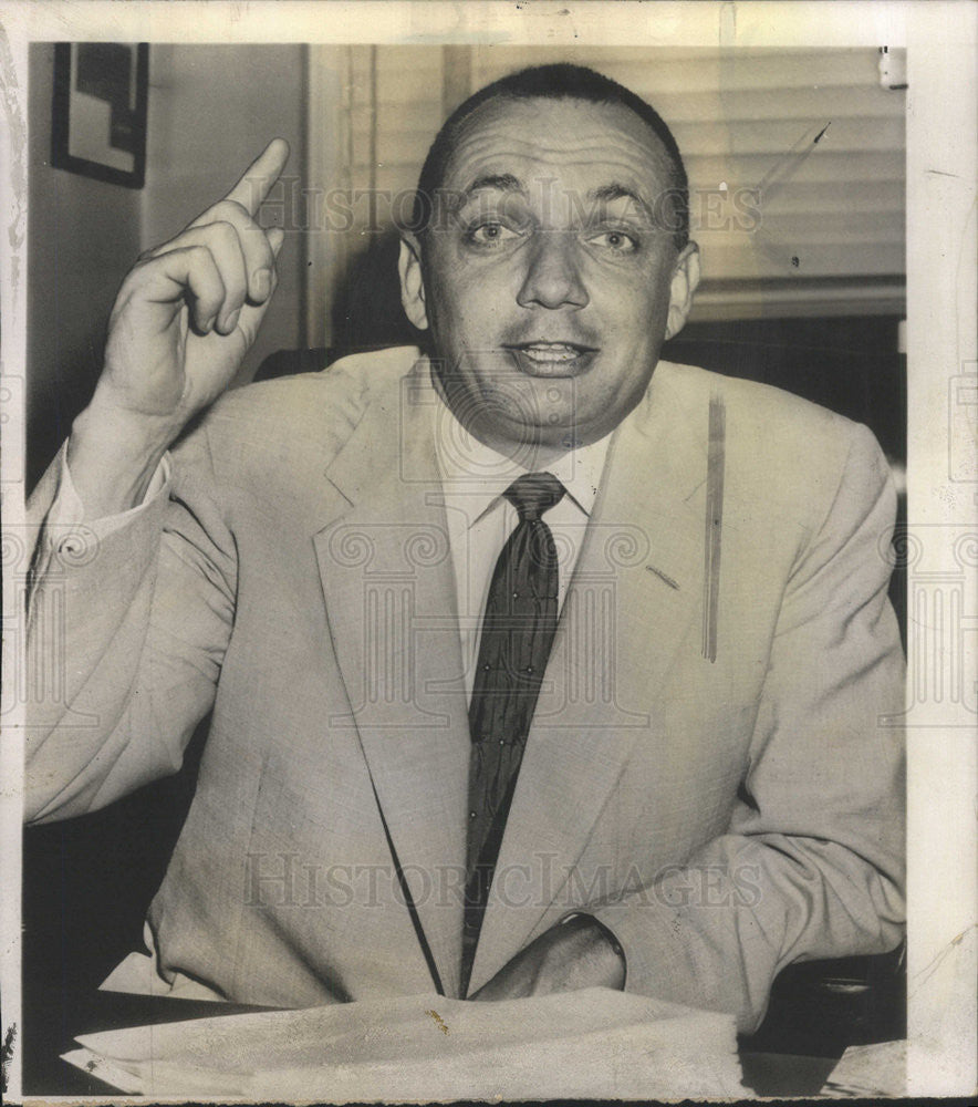 1956 Press Photo Rep. Bob Wilson,republican - Historic Images