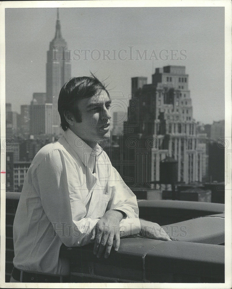 1973 Press Photo Lanford Eugene Wilson Playwright - Historic Images