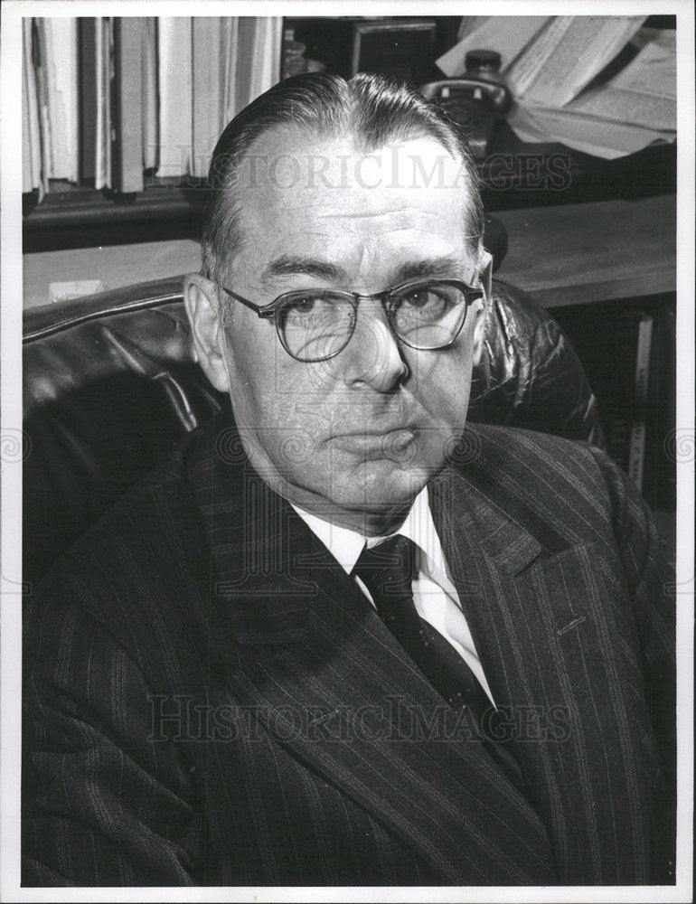 1963 Press Photo Lyle Wilson, UPI Writer - Historic Images