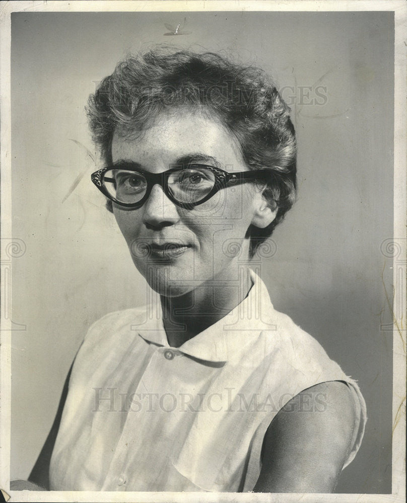 1955 Press Photo Virginia Wilson  Apollo Award   Queen Elizabeth. - Historic Images