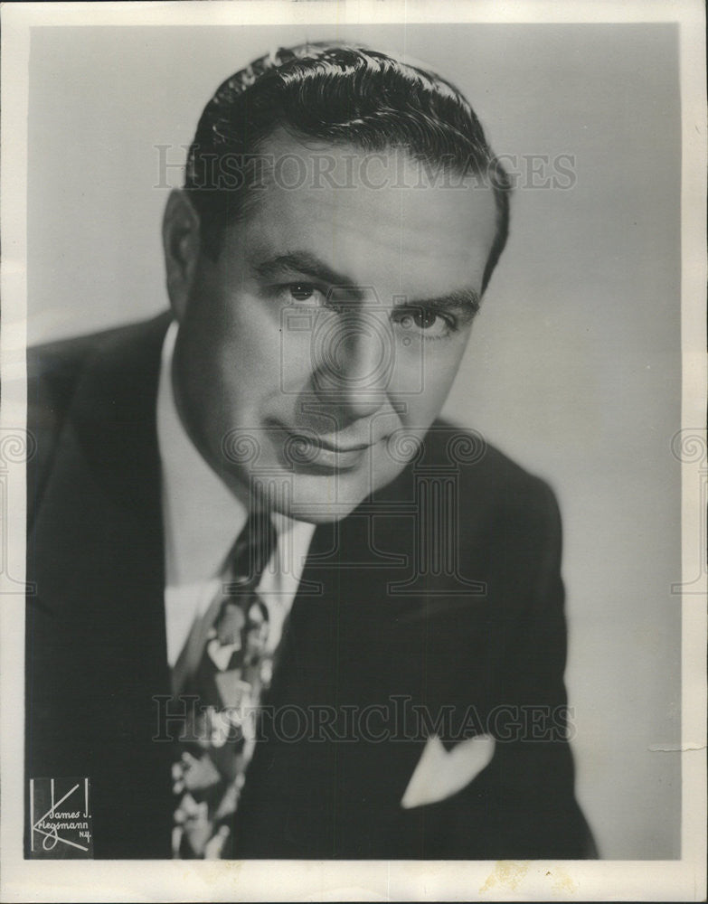 1950 Press Photo Ted Mack American Radio Television Host - Historic Images