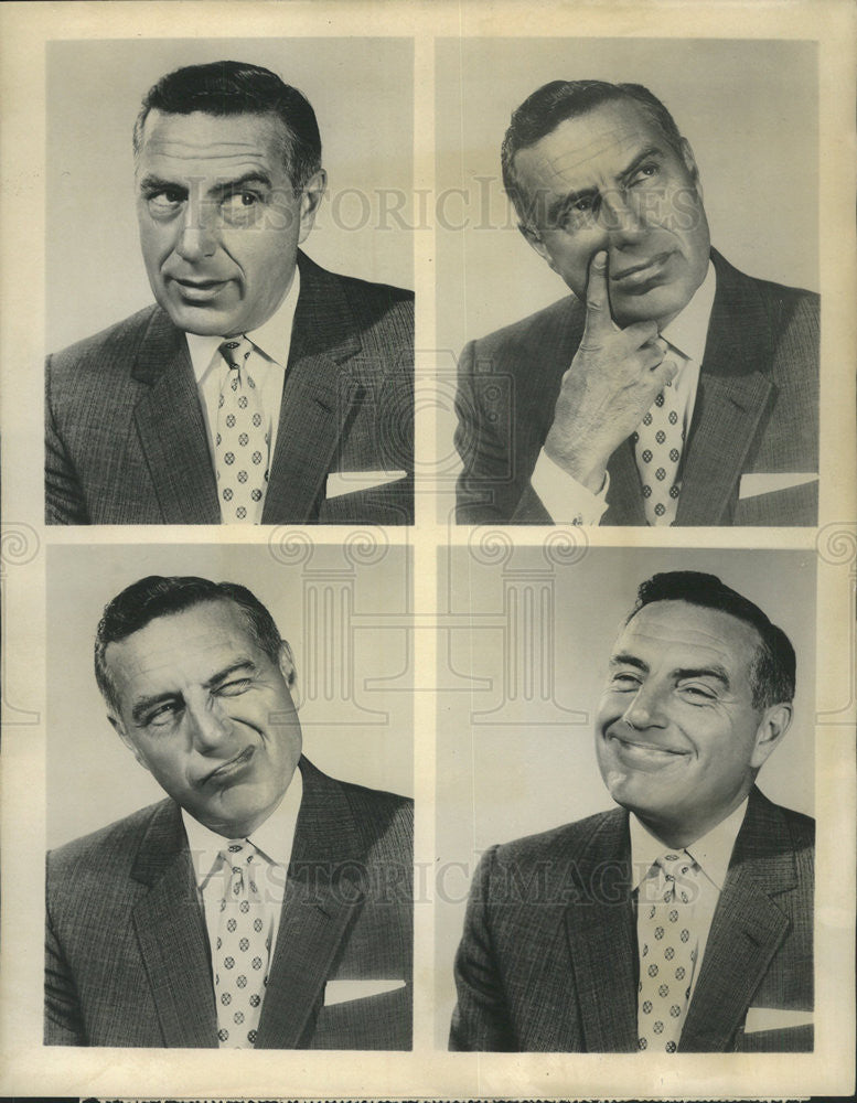 1956 Press Photo Ted Mack American radio TV host Original Amateur Hour program - Historic Images