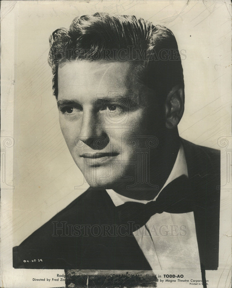 1956 Press Photo Gordon MacRae in &quot;Oklahoma&quot; - Historic Images