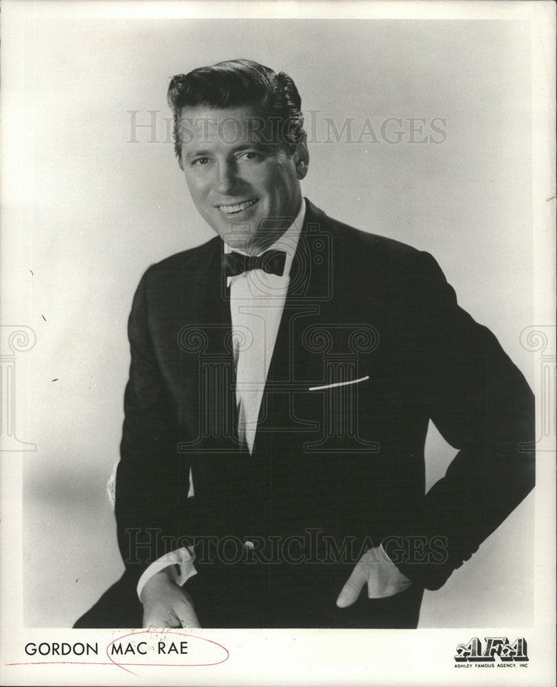 1969 Press Photo Gordon MacRae American Film Television Actor Singer - Historic Images