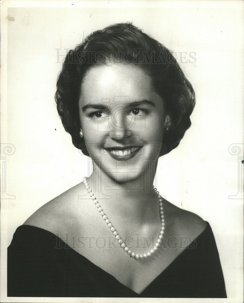 1962 Press Photo Alicia Reid Magnuson Daughter of Mrs Paul Church Harper Wedding - Historic Images