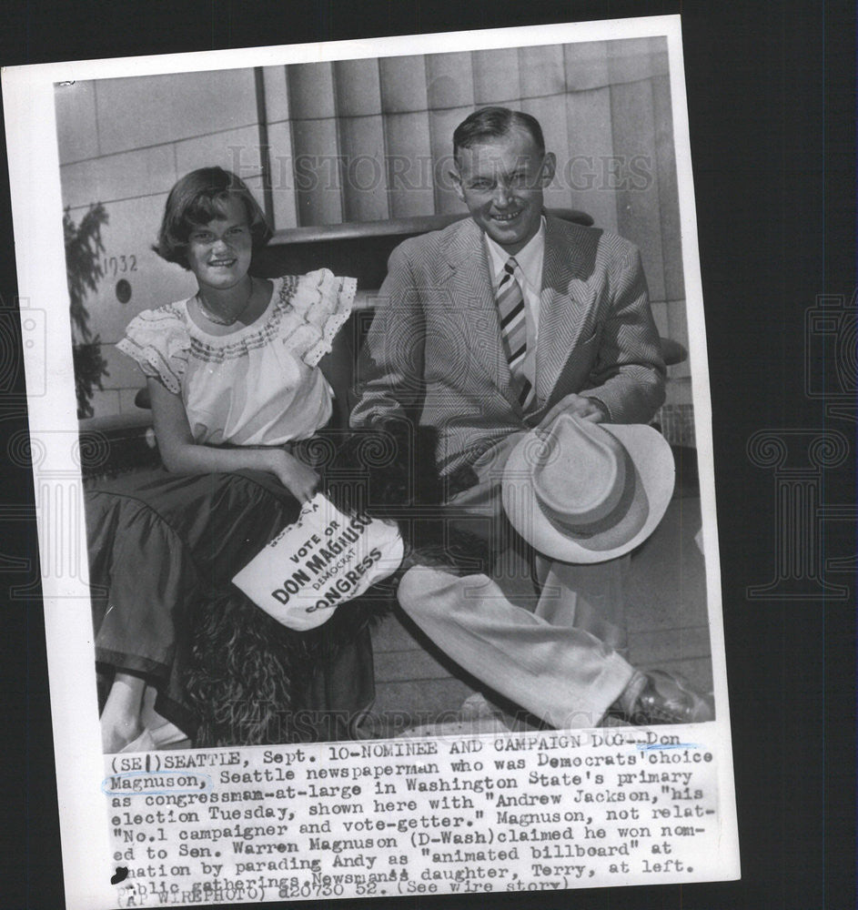 1952 Press Photo Don Magnuson - Historic Images