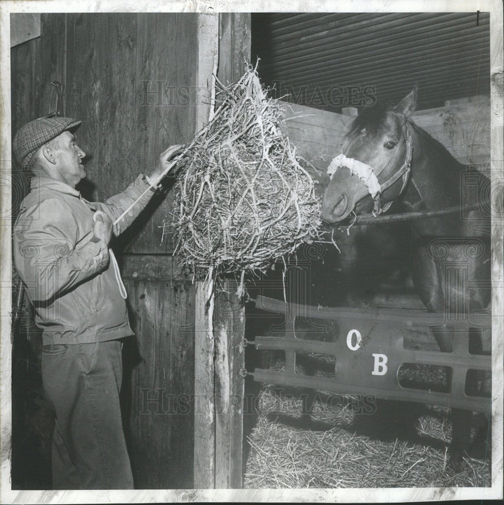 1962 Press Photo Bob Marshall Chicago Illinois Horse Racing Groom - Historic Images