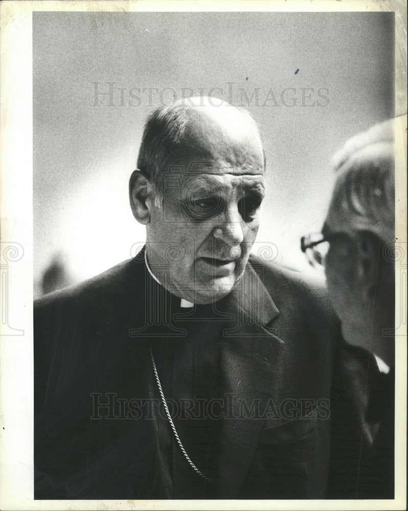 1987 Press Photo Archbishop Paul Marcinkus - Historic Images