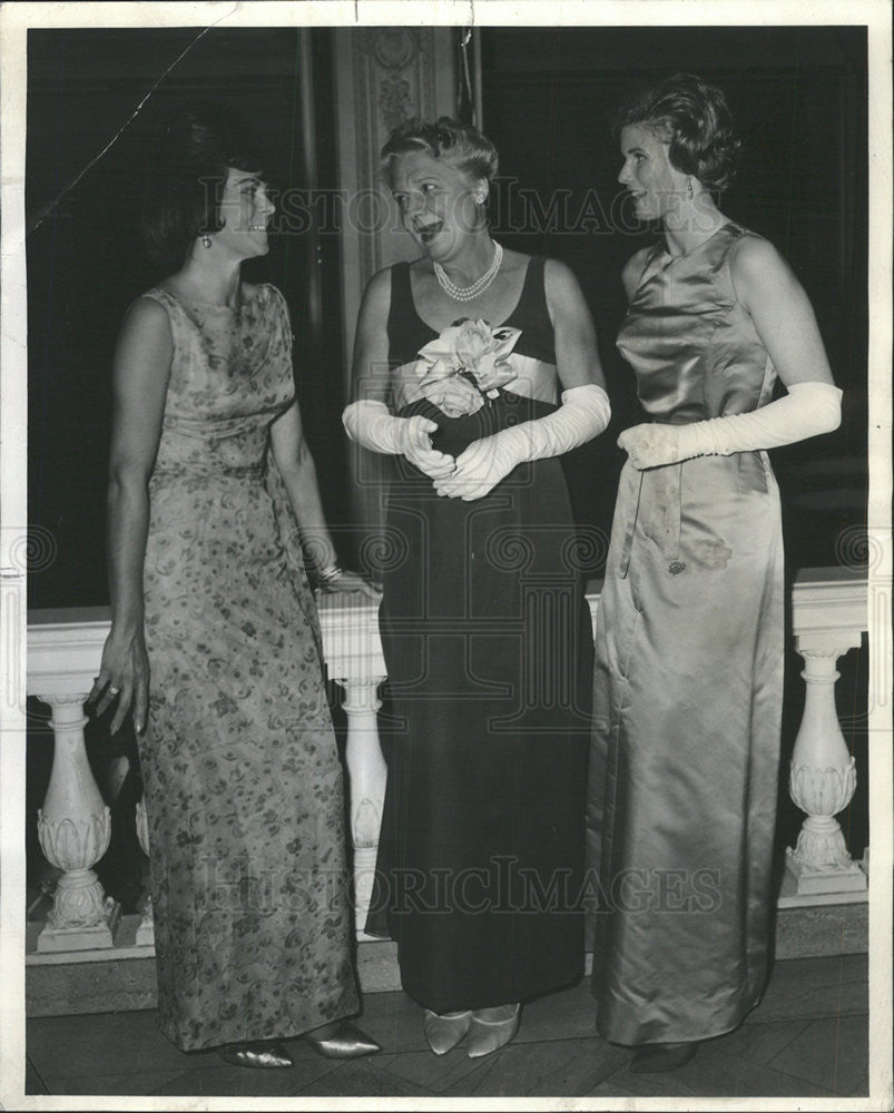 1963 Press Photo Albert Lowe American guitarist wife Mrs Henry Sincere Club Ball - Historic Images