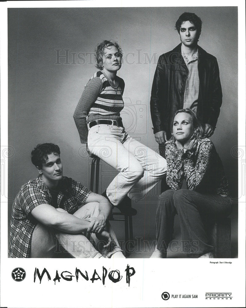 1996 Press Photo Magnapop  Michael Stipe and Bob Mould - Historic Images