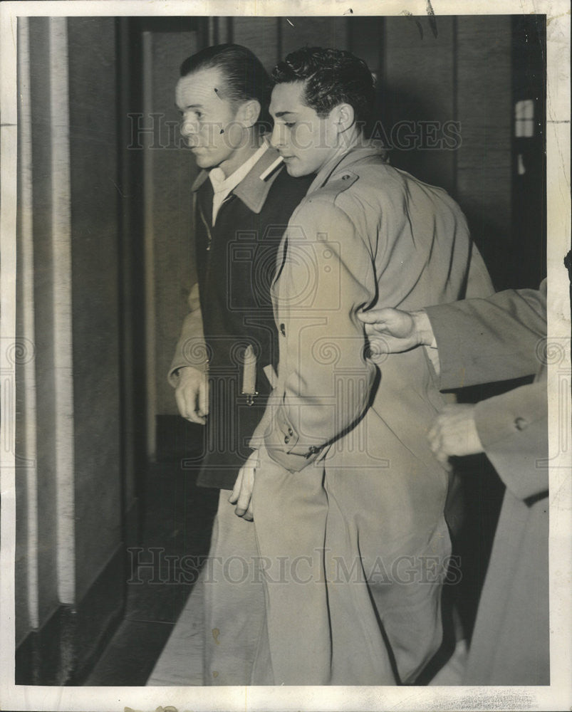 1952 Press Photo Ronald Magalino Chicago City Illinois Traffic Crime - Historic Images