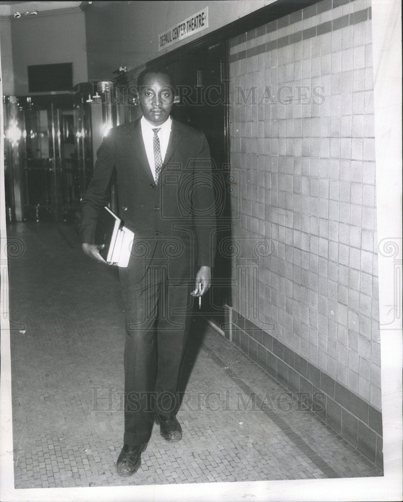 1963 Press Photo Joel Mwosa African City Nairobi Kenya Student - Historic Images