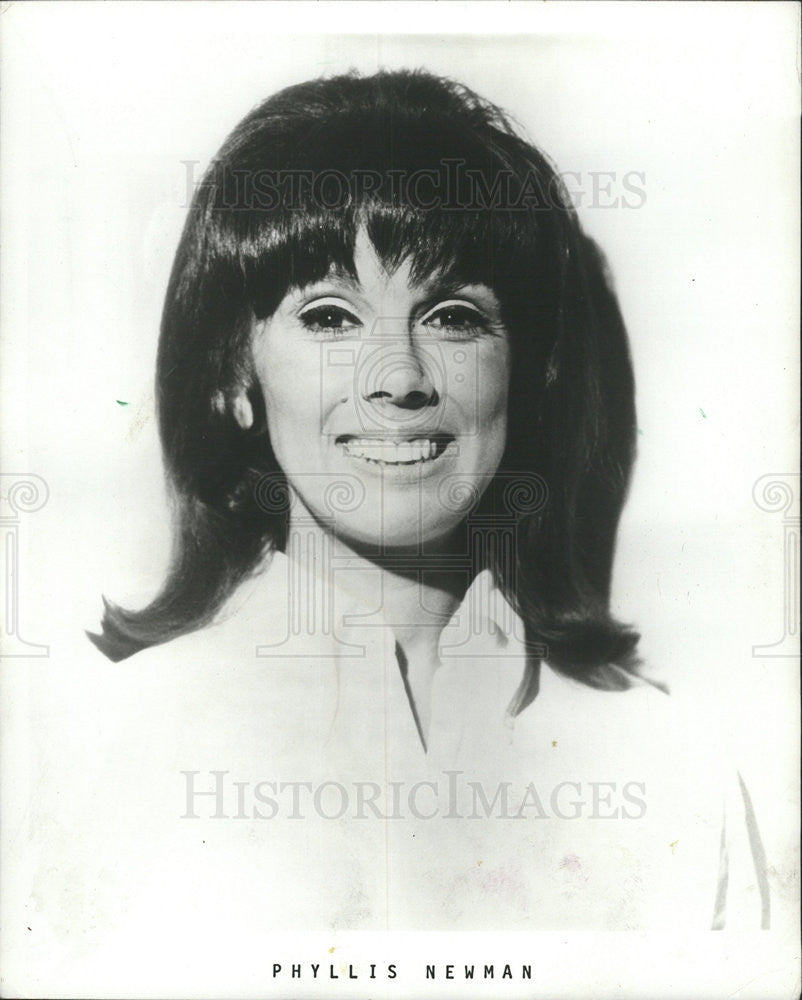 1969 Press Photo Phyllis Newman American Film Television Stage Actress - Historic Images