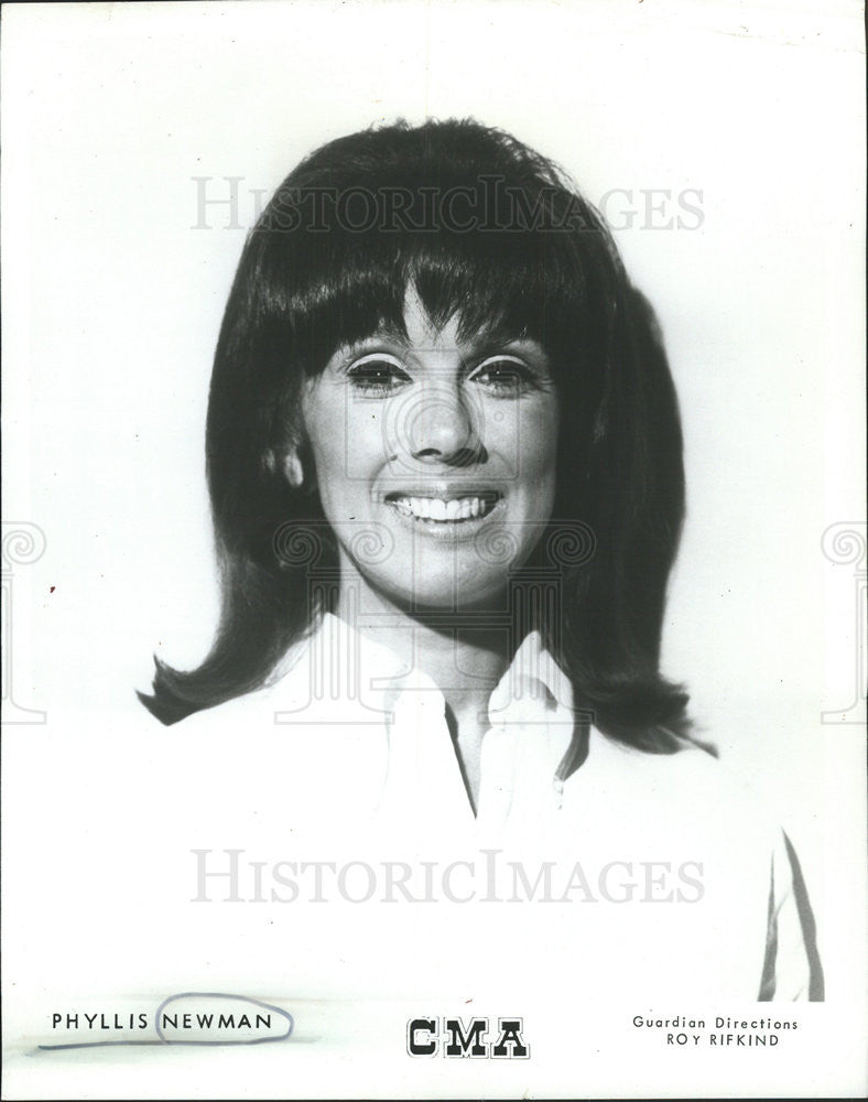 1970 Press Photo Phyllis Newman American Actress Singer - Historic Images