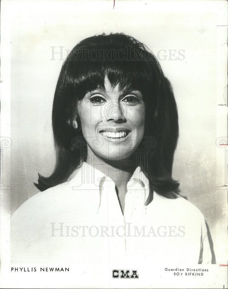 1970 Press Photo Phyllis Newman American Film Television Stage Actress Singer - Historic Images