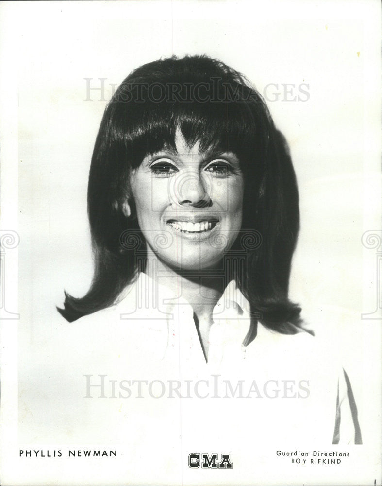1970 Press Photo PHYLLIS NEWMAN AMERICAN ACTRESS SINGER - Historic Images