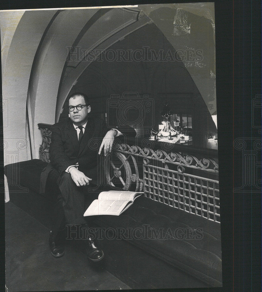 Press Photo Robert C. Marsh Chicago Sun-Times Newspaper Music Critic - Historic Images