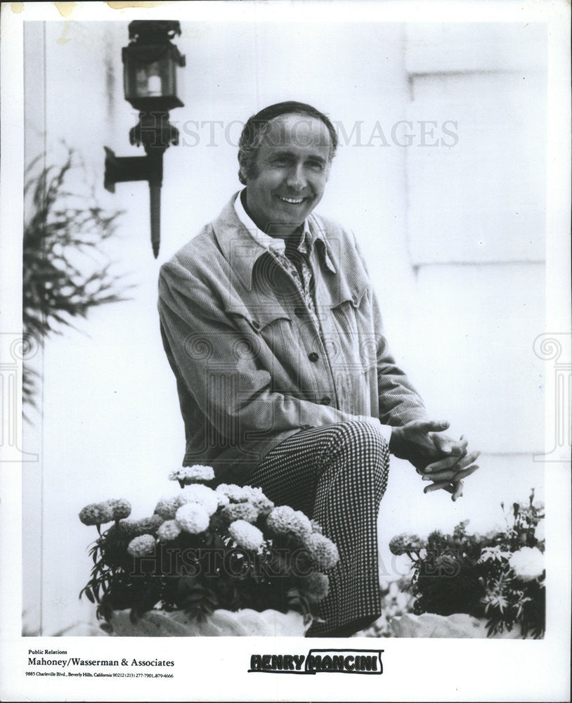 1985 Press Photo HENRY MANCINI AMERICAN COMPOSER ARRANGER CONDUCTOR - Historic Images