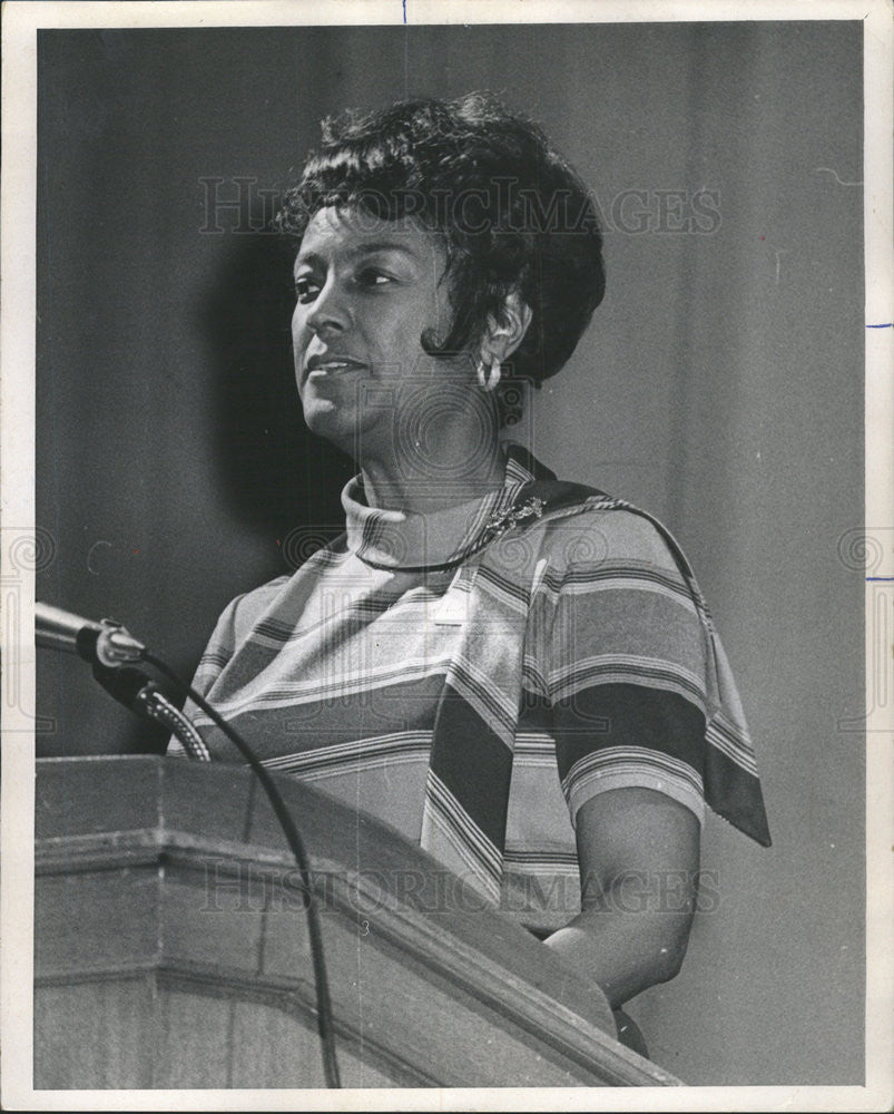 1970 Press Photo Jewel LaFonrant Running For Judge Of Illinois Appellate Court - Historic Images