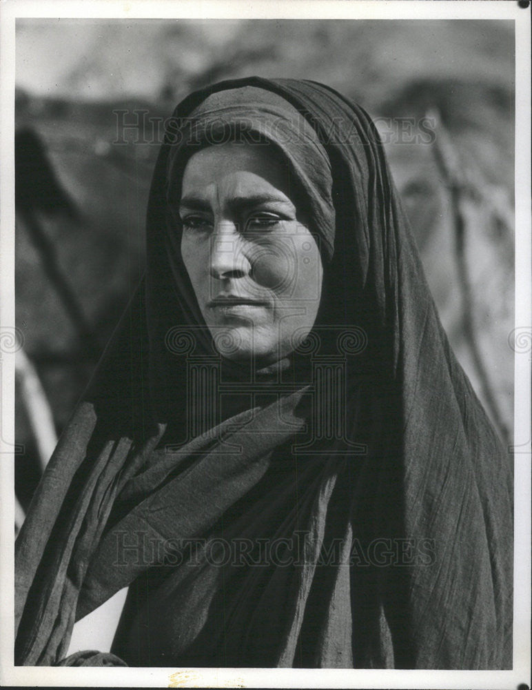 Irene Papas as Mose&#39;s wife in &quot;Moses-The Lawgiver&quot; - Historic Images